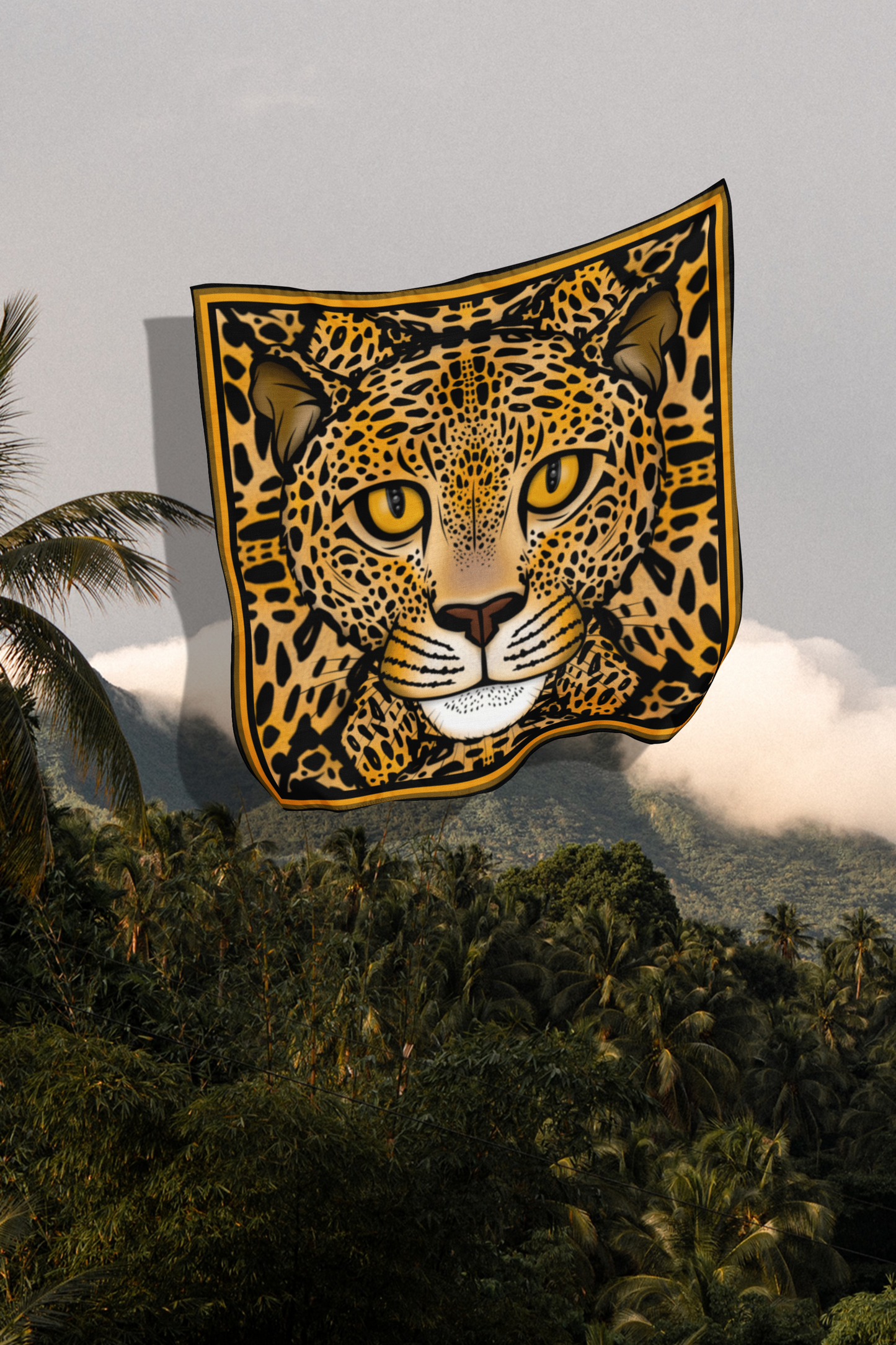 Mini Pañoleta Jaguar de Darién El Rey de la Selva Americana