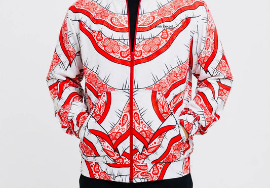 Bomber Jacket Trazos Pollera Panameña