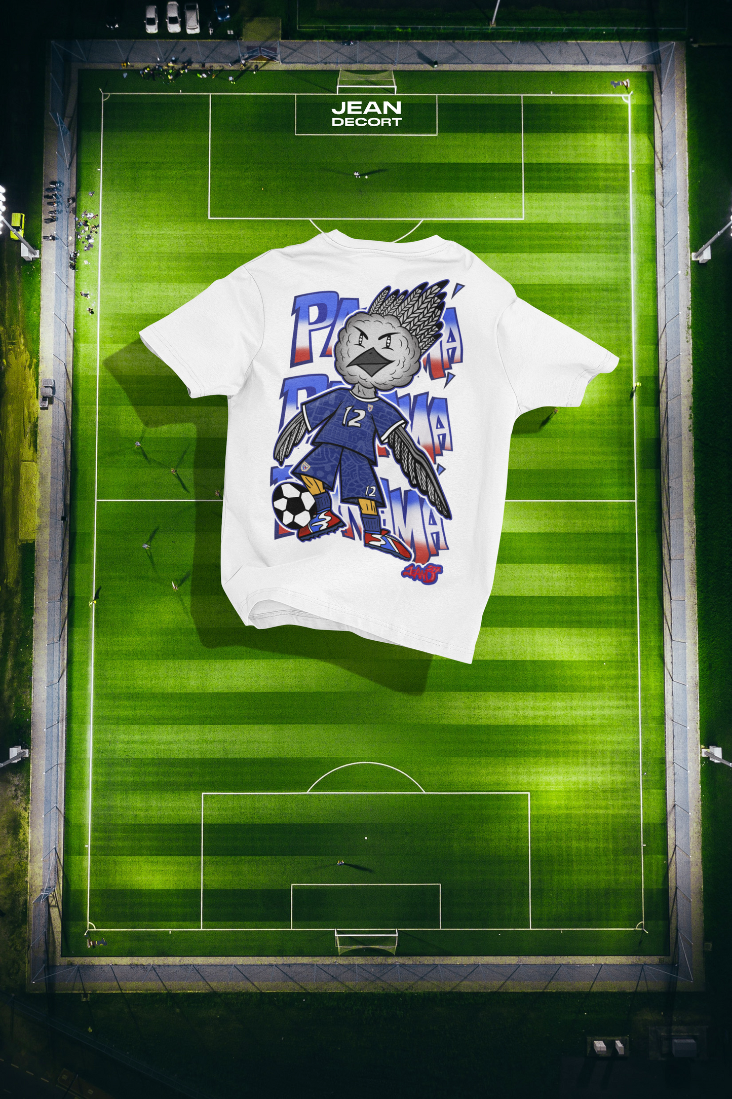 T-shirt Águila arpía Panamá pal Mundial