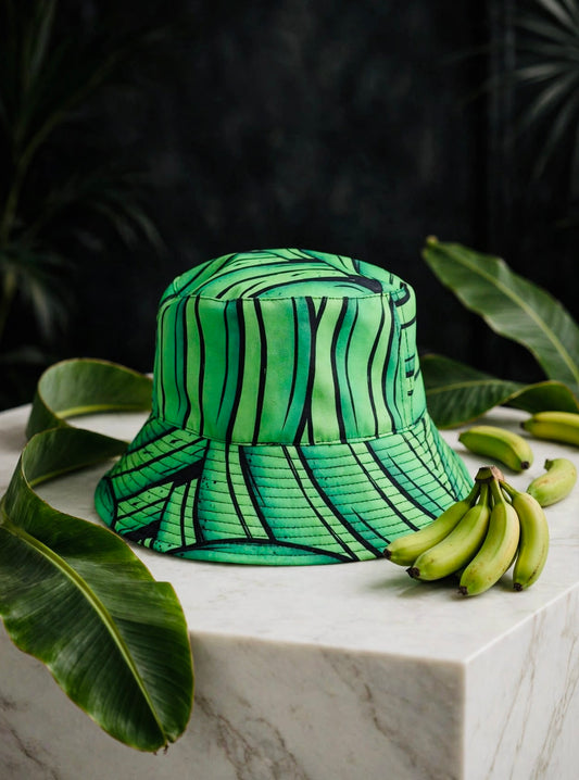 Bucket hat plátano verde