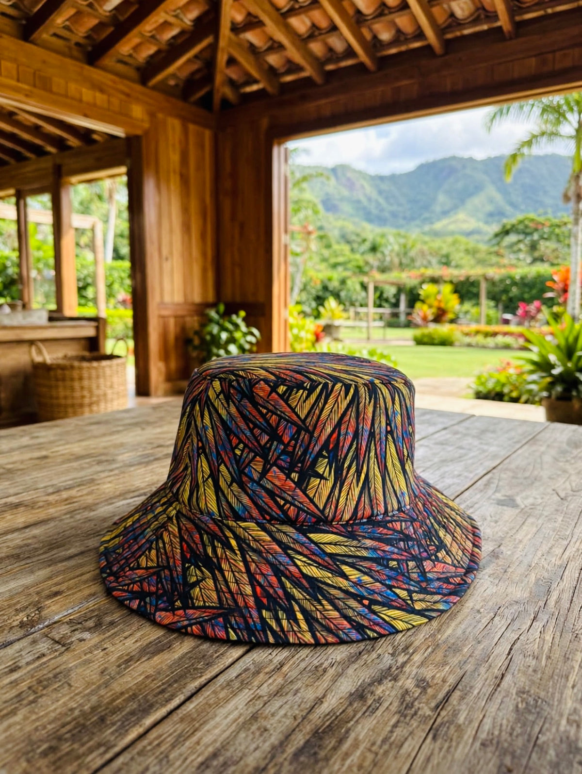 Bucket Hat Plumas Diablito Sucio