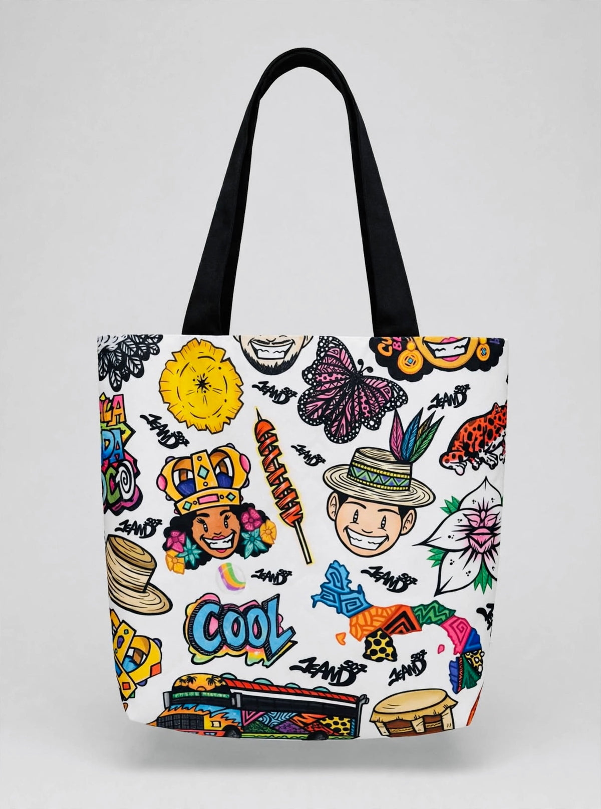 Bolso de Mano Guacho de Panamá Blanco