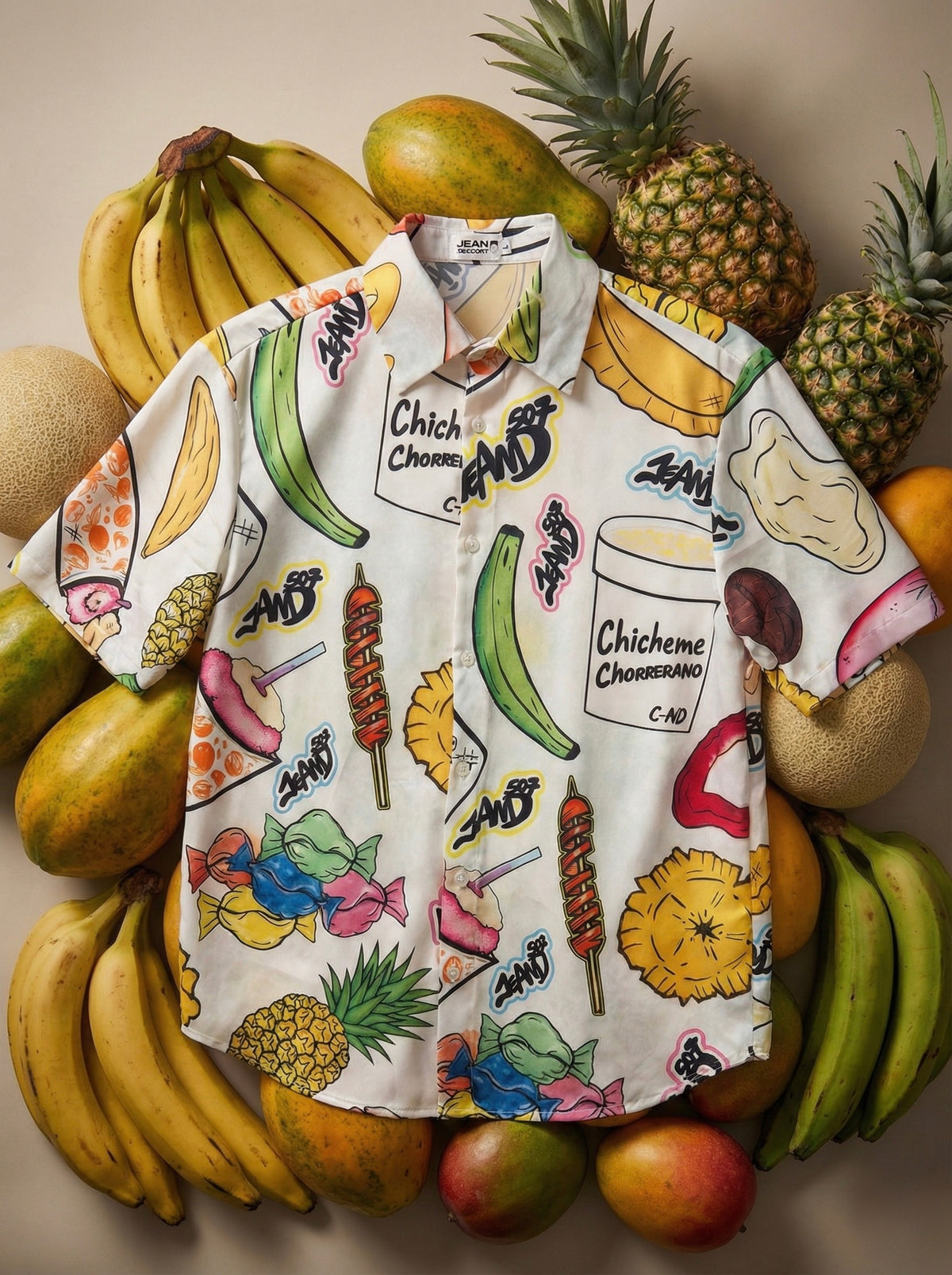 Camisa Guacho de Comida Blanca