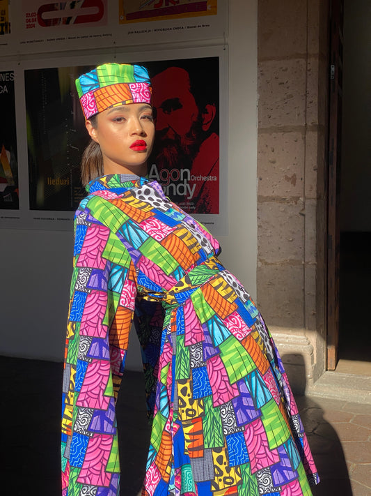 Vestido Camisero corto manga larga Congo