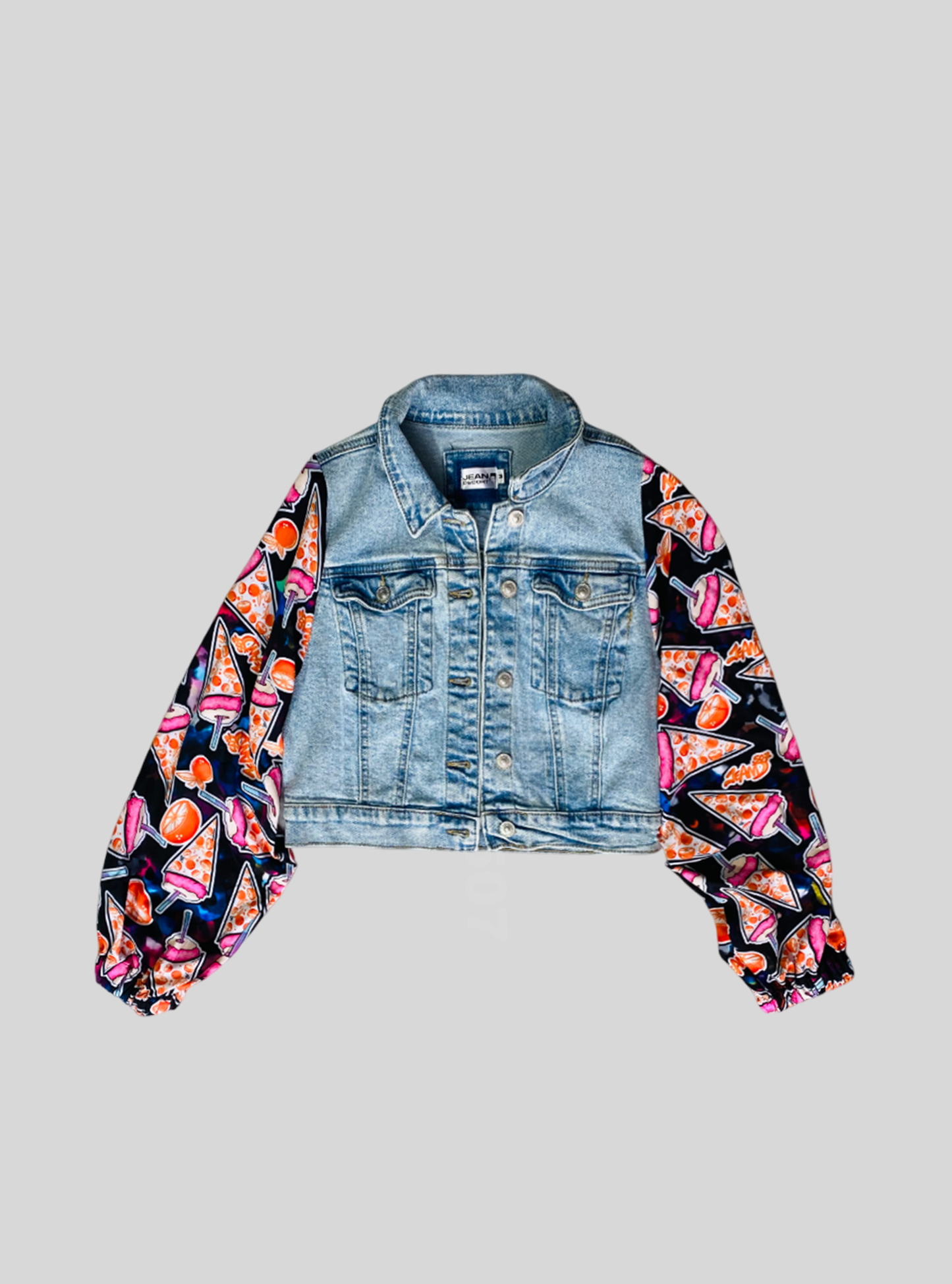 Jacket Jeans Raspao Lover Negro