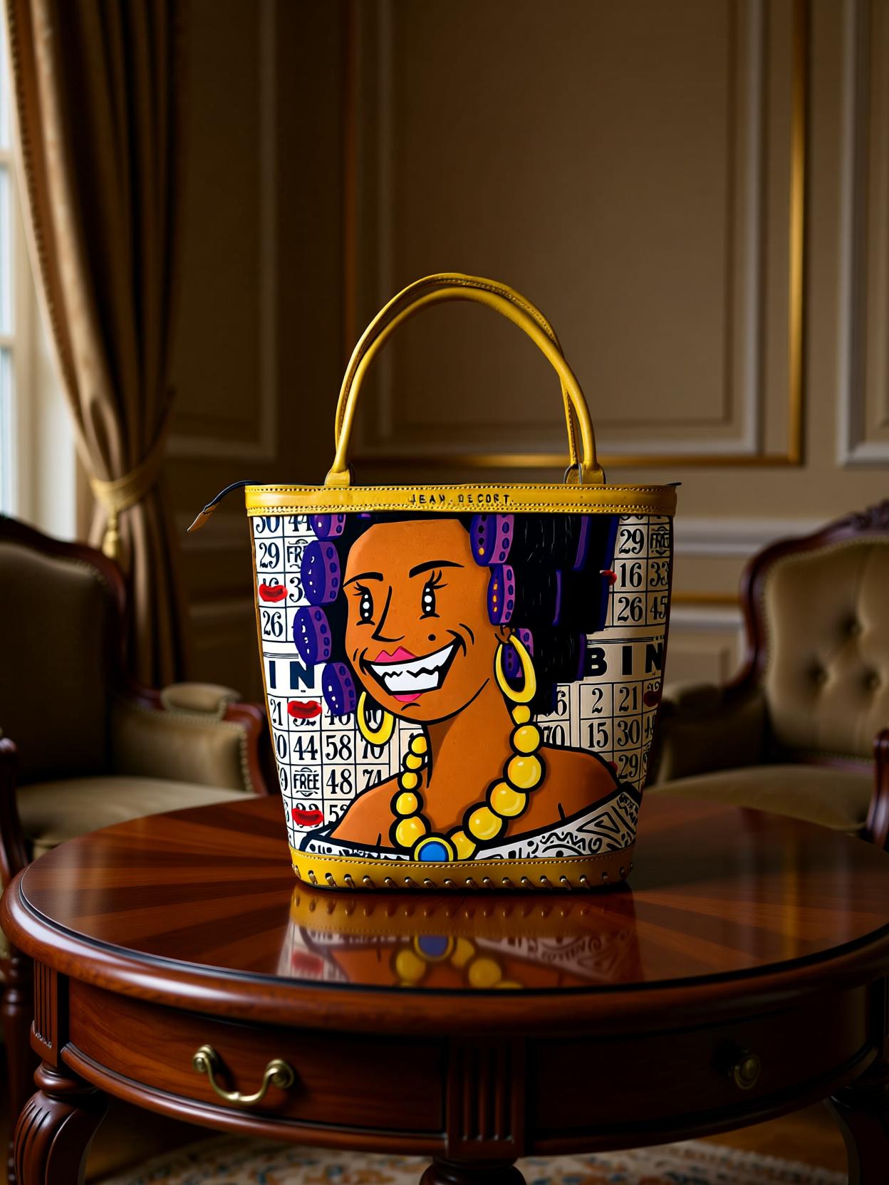 Cartera de cuero Enrollada