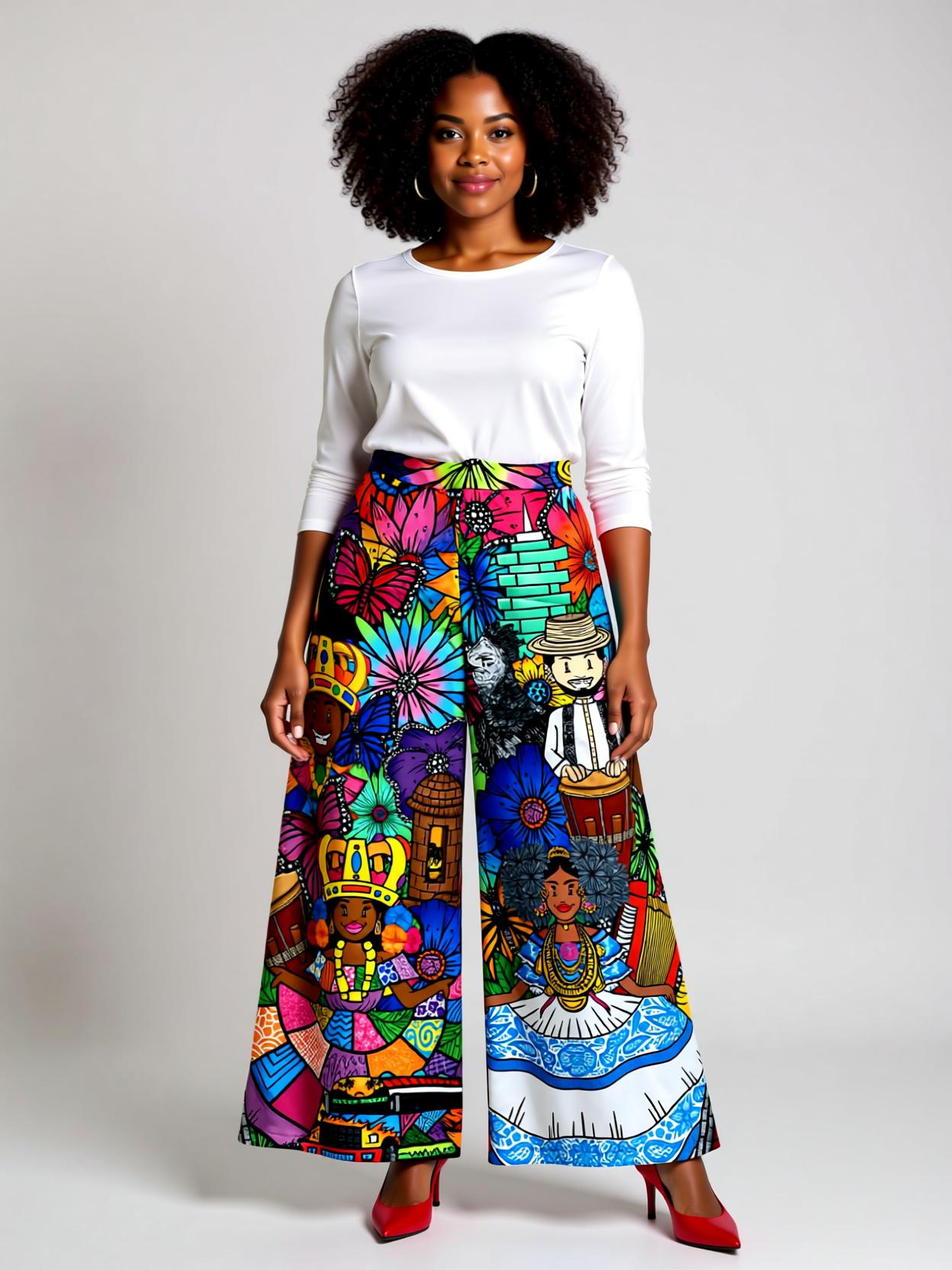 Pantalón Palazo Conexión Panameña