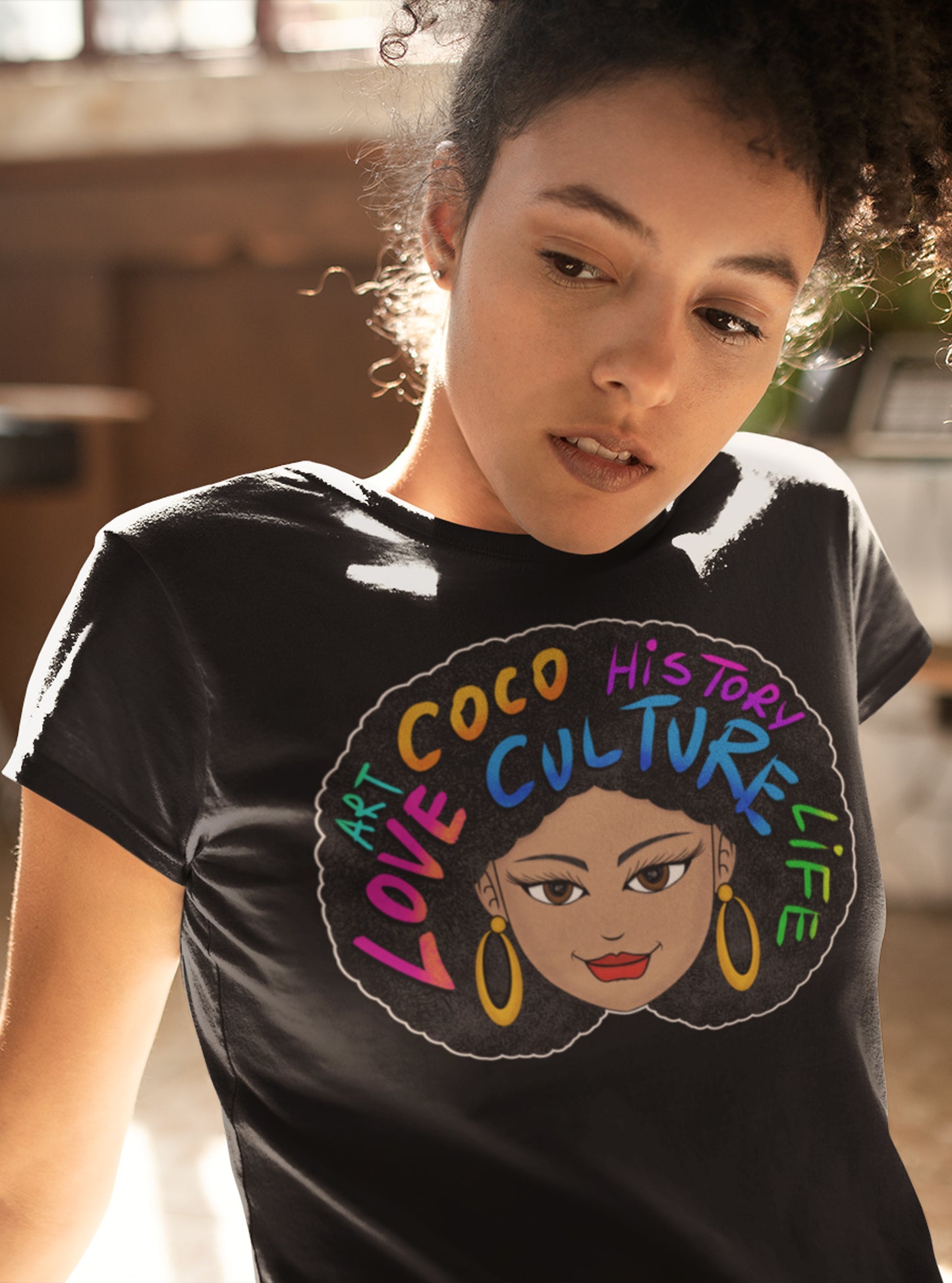 T-shirt Afro Life