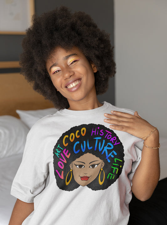 T-shirt Afro Life