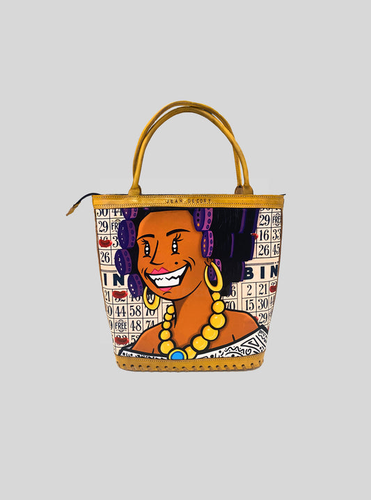 Cartera de cuero Enrollada