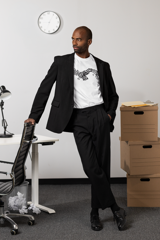 T-shirt Mapa de Panamá Edición Blanco y Negro 3D