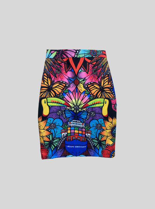 Falda Lápiz Conexión Panameña