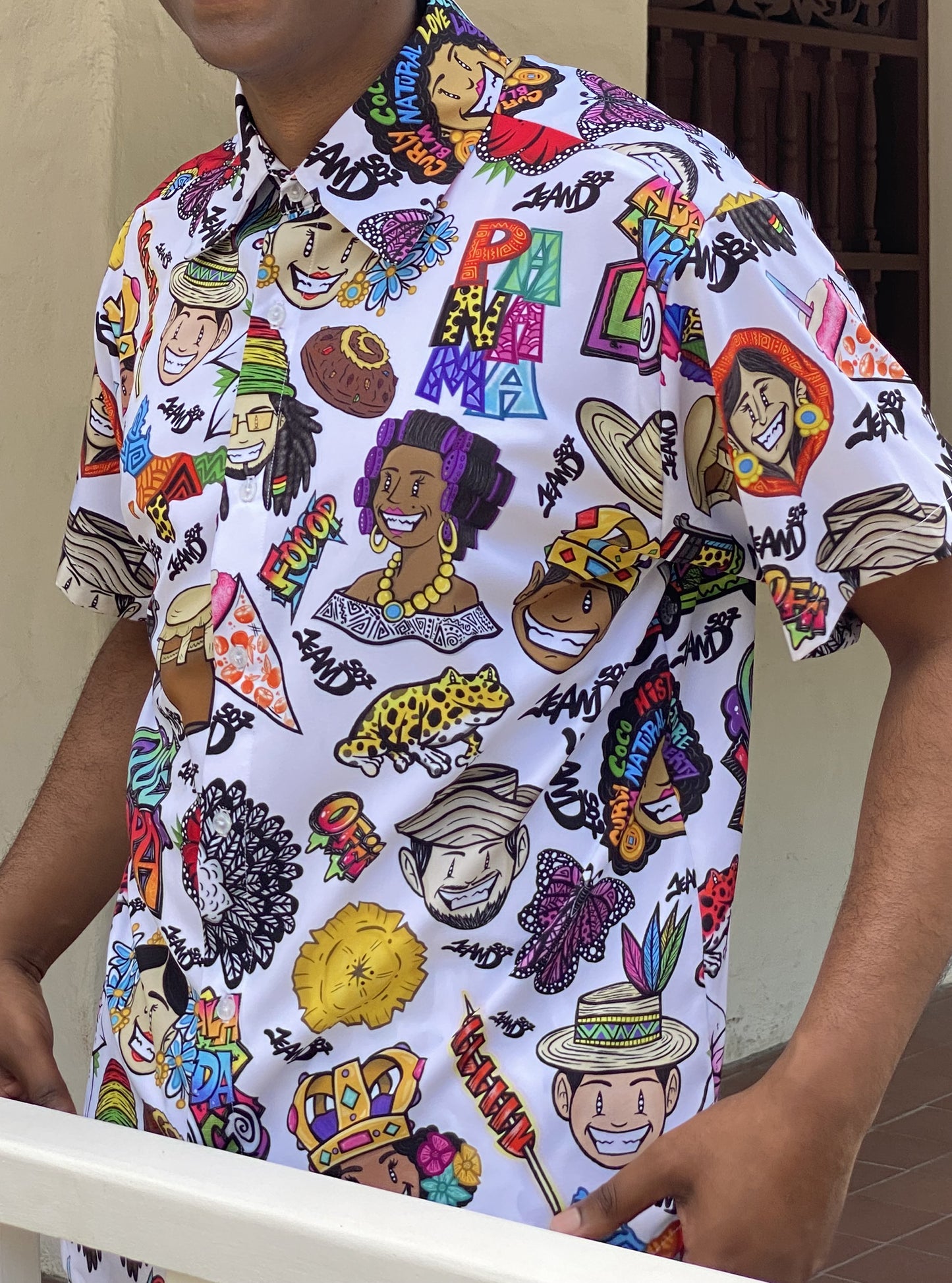 Camisa Guacho de Panamá Negra