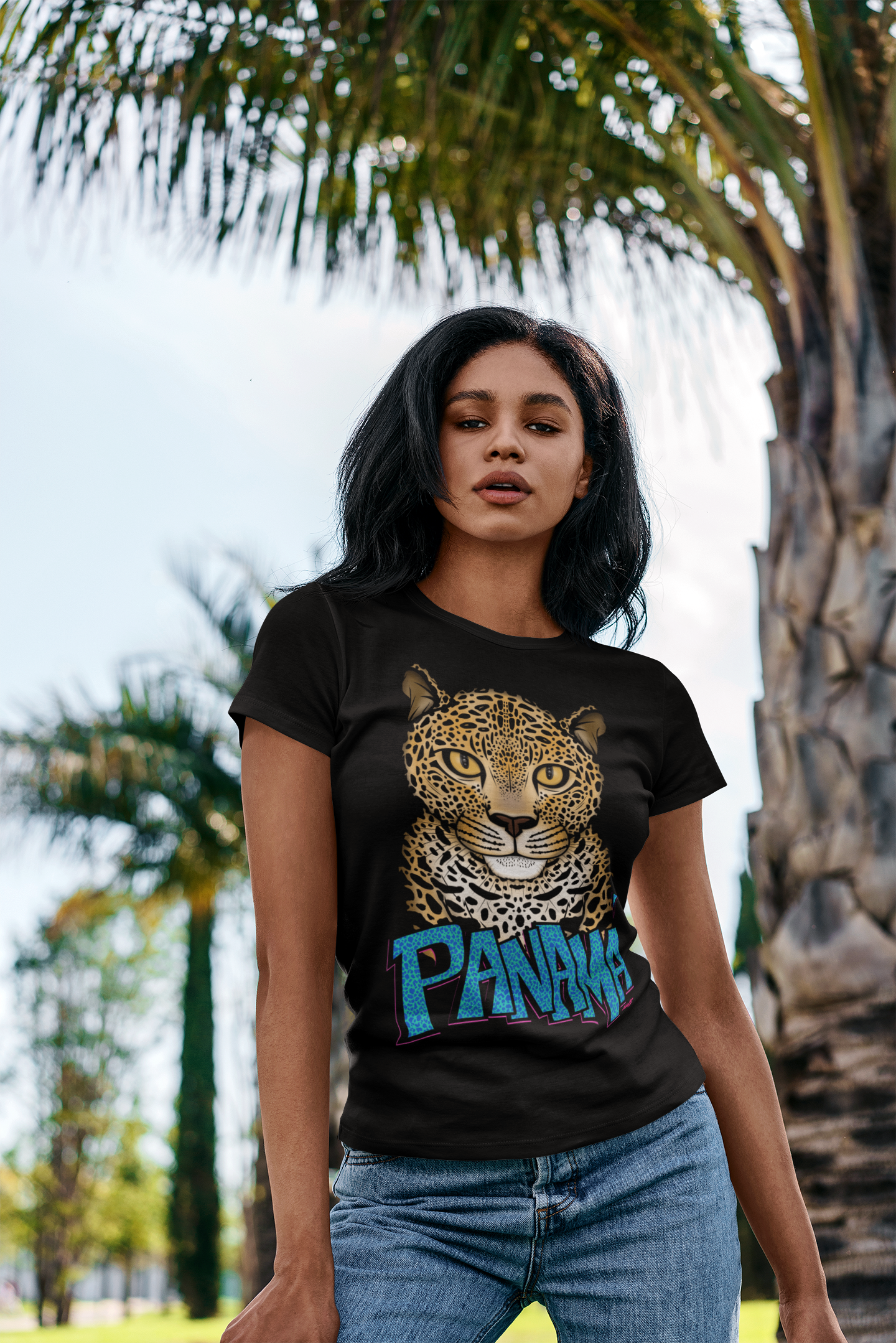 T-shirt jaguar de la selva de Darien