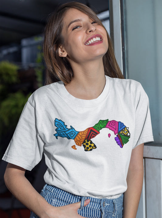 T-shirt Mapa de Panamá