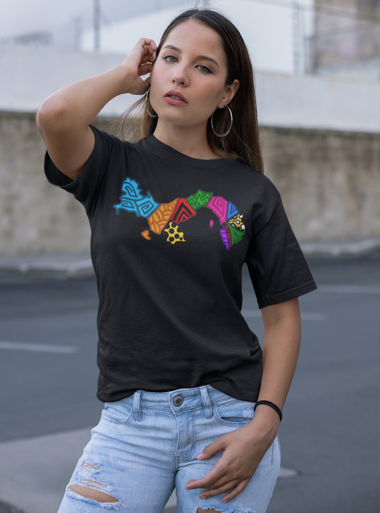 T-shirt Mapa de Panamá