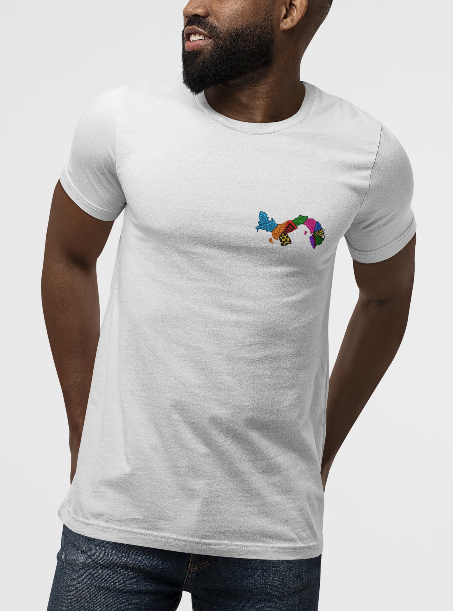 T-shirt Insignia Mapa de Panamá
