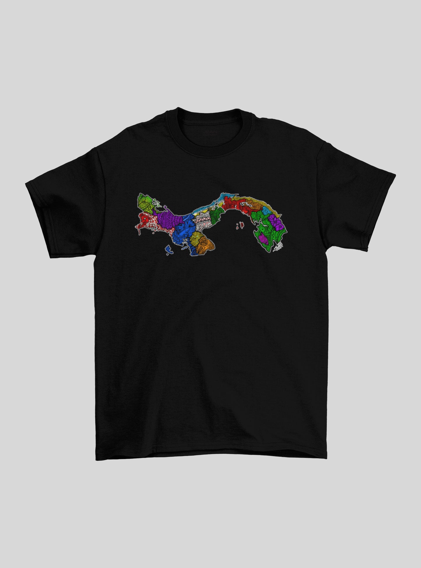T-shirt Mapa de Panama Fauna y Flora