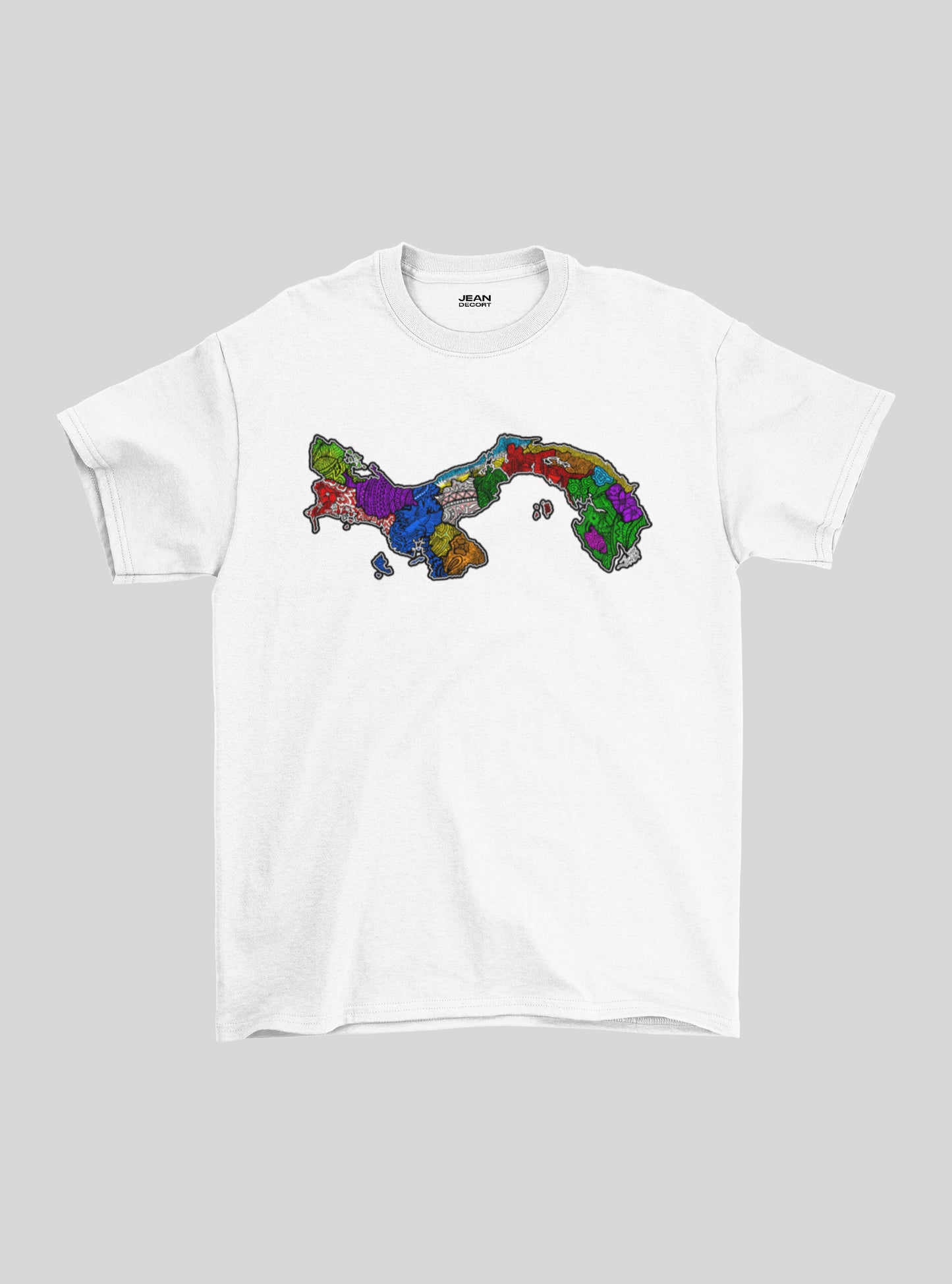 T-shirt Mapa de Panama Fauna y Flora
