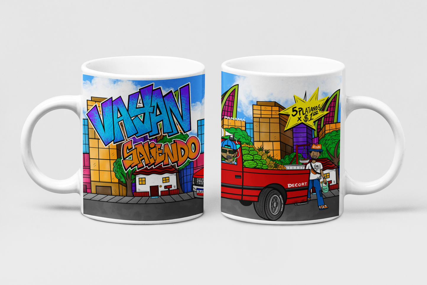 Taza carro de las verduras