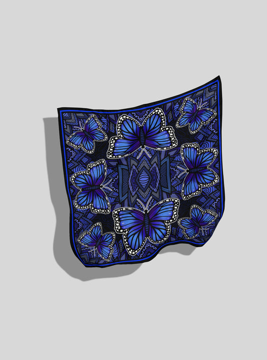 Mini Pañoleta Mariposa Morpho