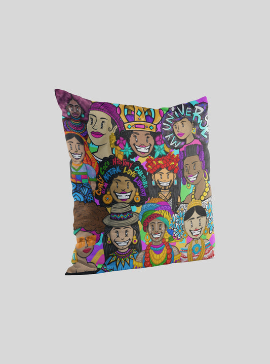 Cojin decorativo mujeres de Panama