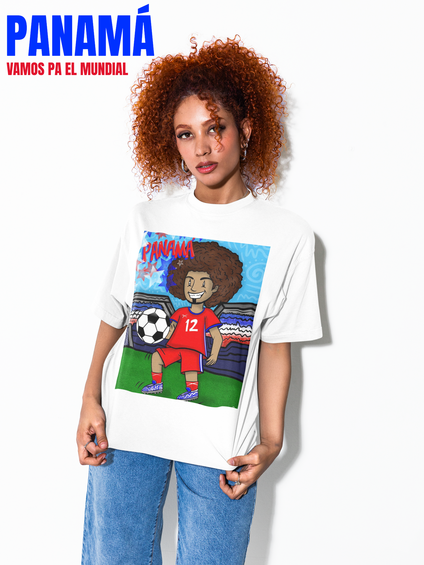 T-shirt Vamos pa el Mundial La 12 Panamá