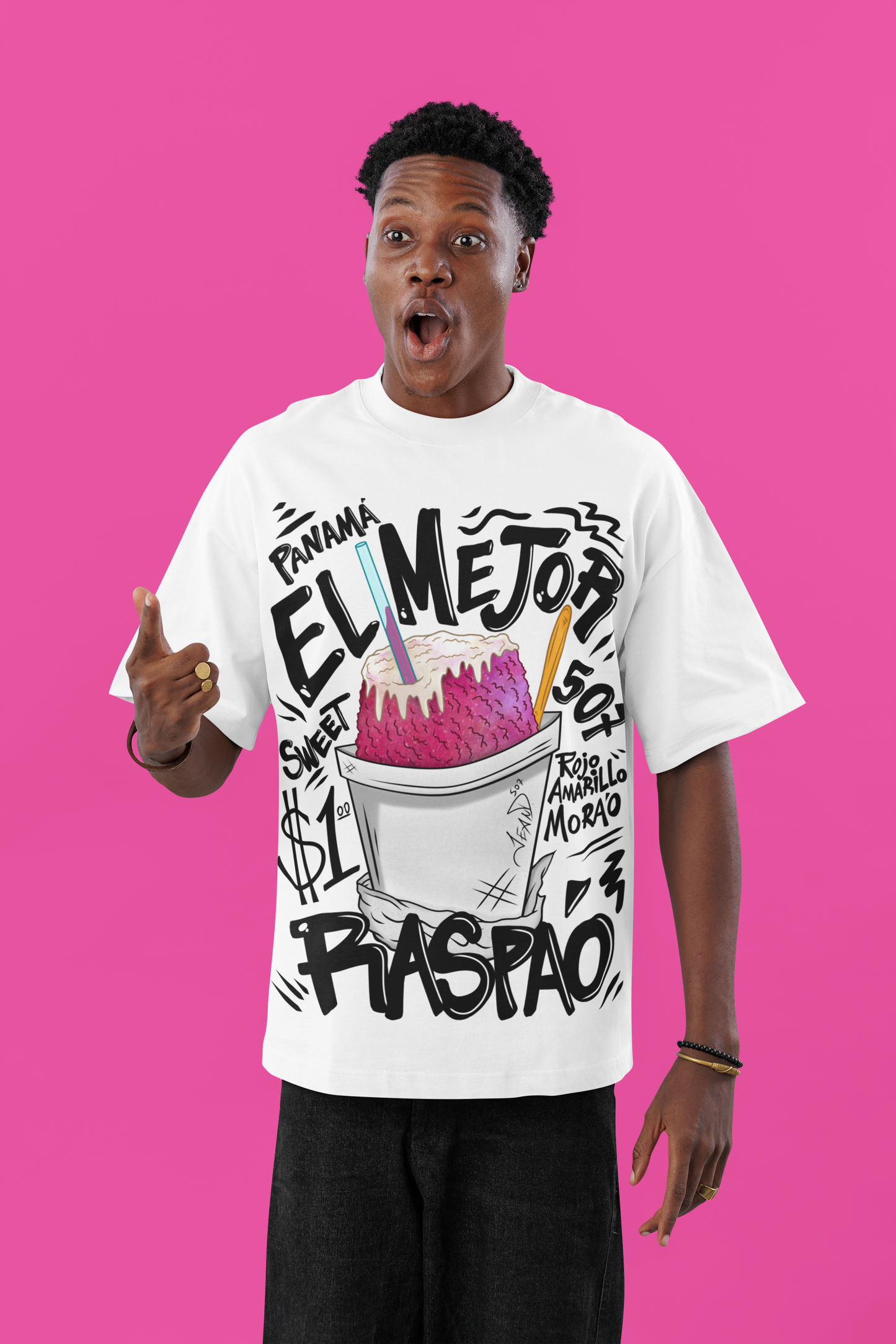 T-shirt Oversize el mejor Raspao