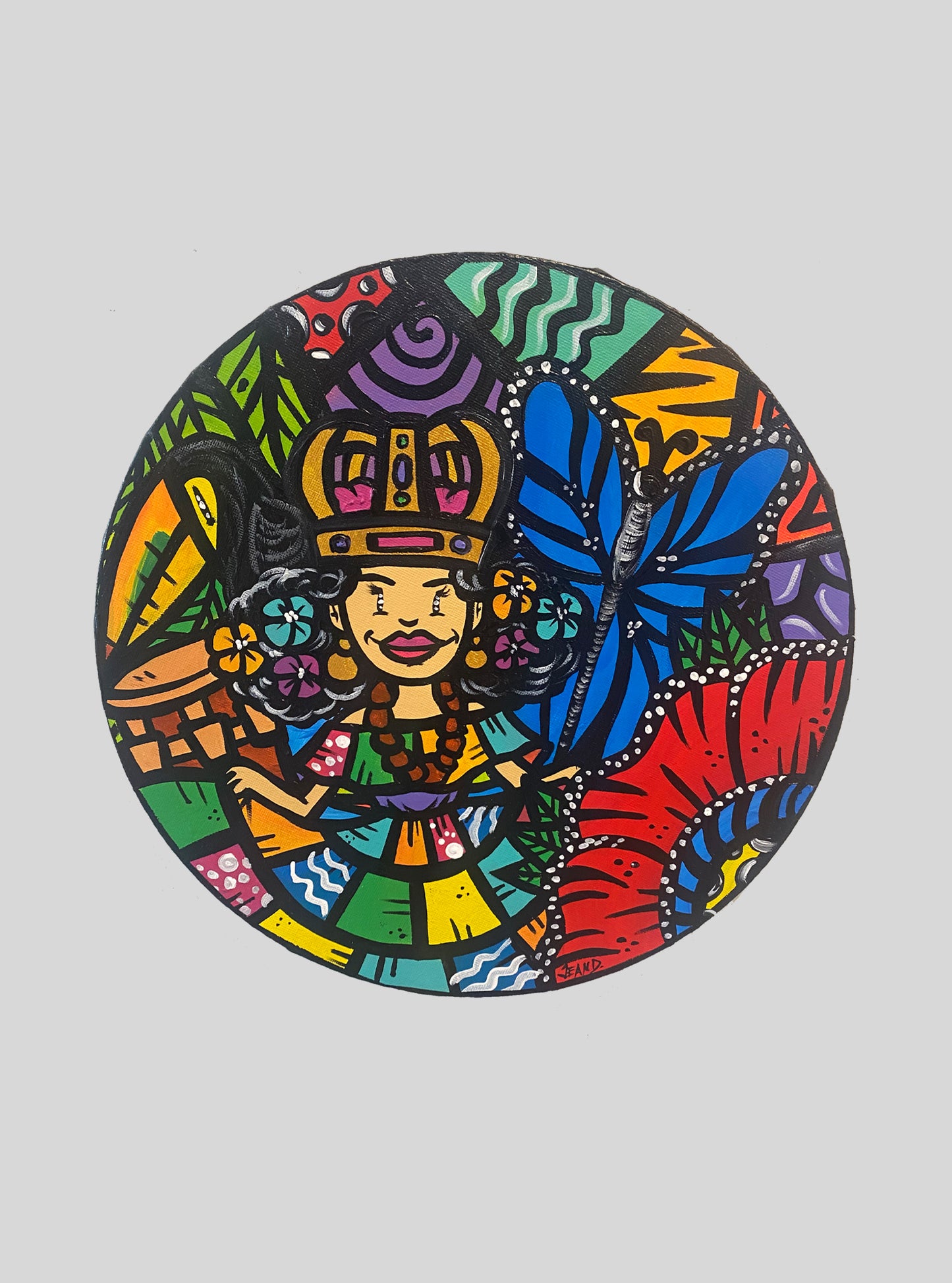 Reina congo circular