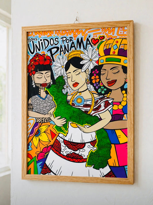 Postal Todos Unidos por Panamá