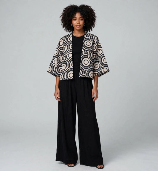 Kimono Crop Top Sombreros de Panamá