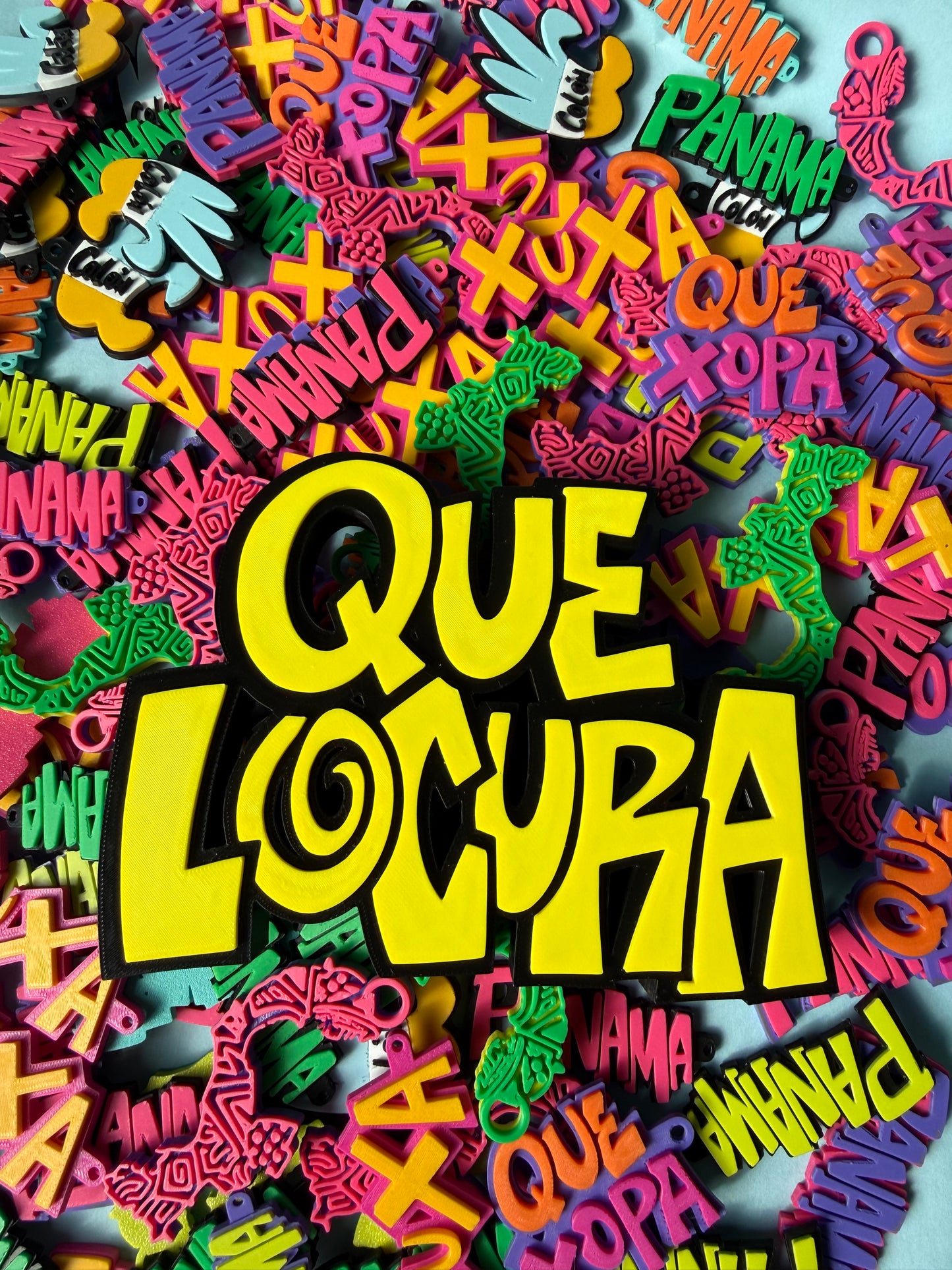 Qué locura figura de arte en 3D