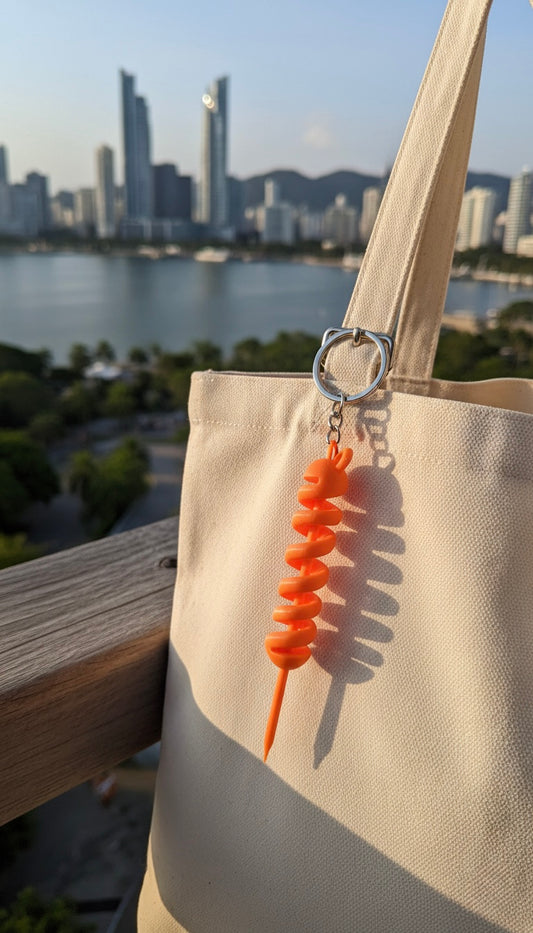 Llavero chorizo en palito