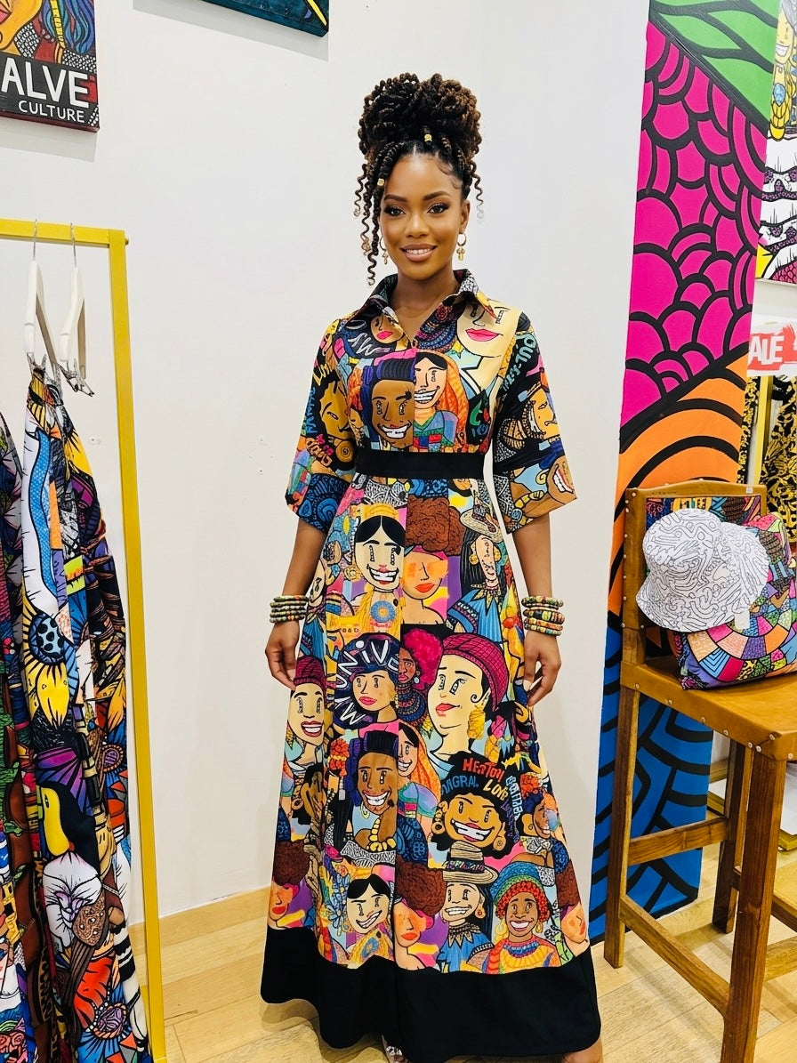Vestido Camisero Mujeres de Panamá