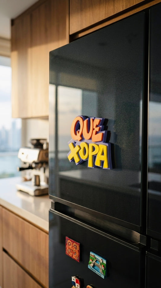 Que Xopa imán decorativo