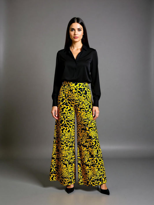 Pantalón Palazo Rana Dorada