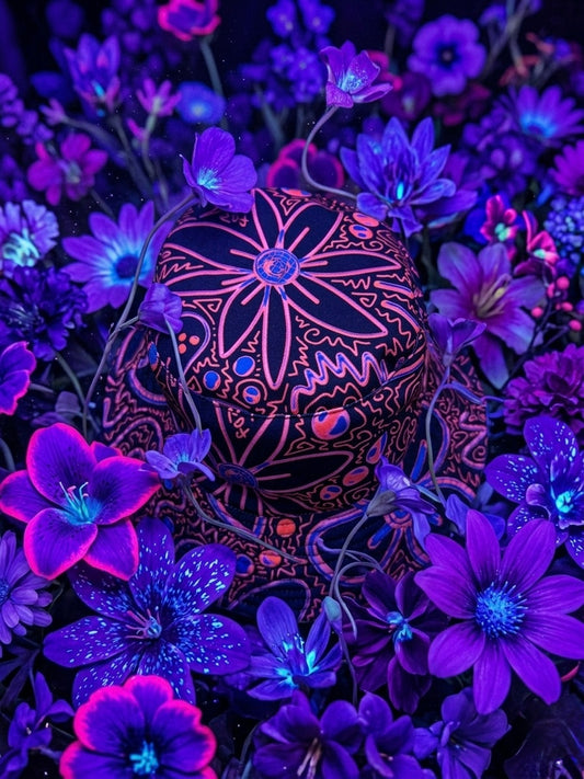 Bucket Hat Flores Ultravioleta