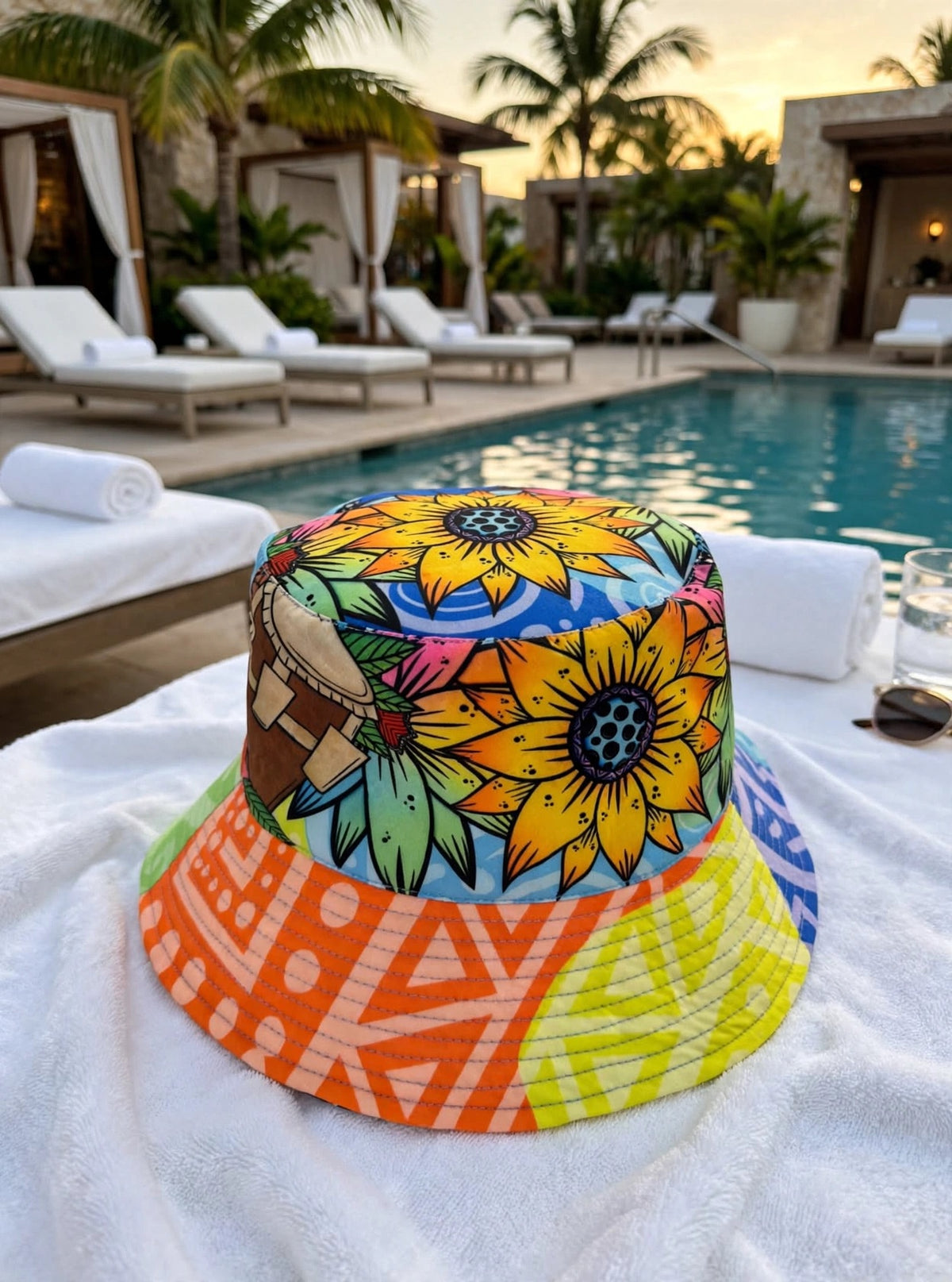 Bucket Hat Flores