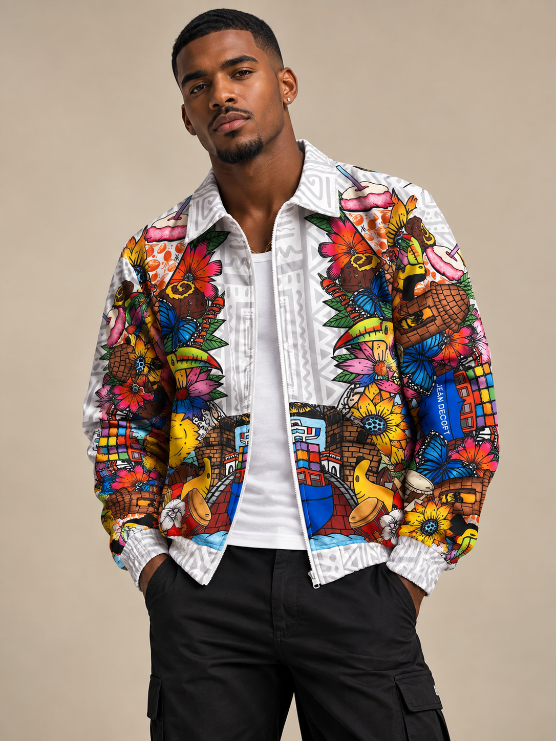 Bomber Jacket Raíces de Panamá Reina Congo