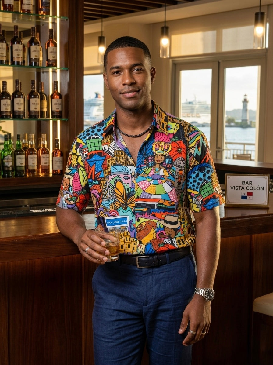 Camisa Cultura Afro de Panamá