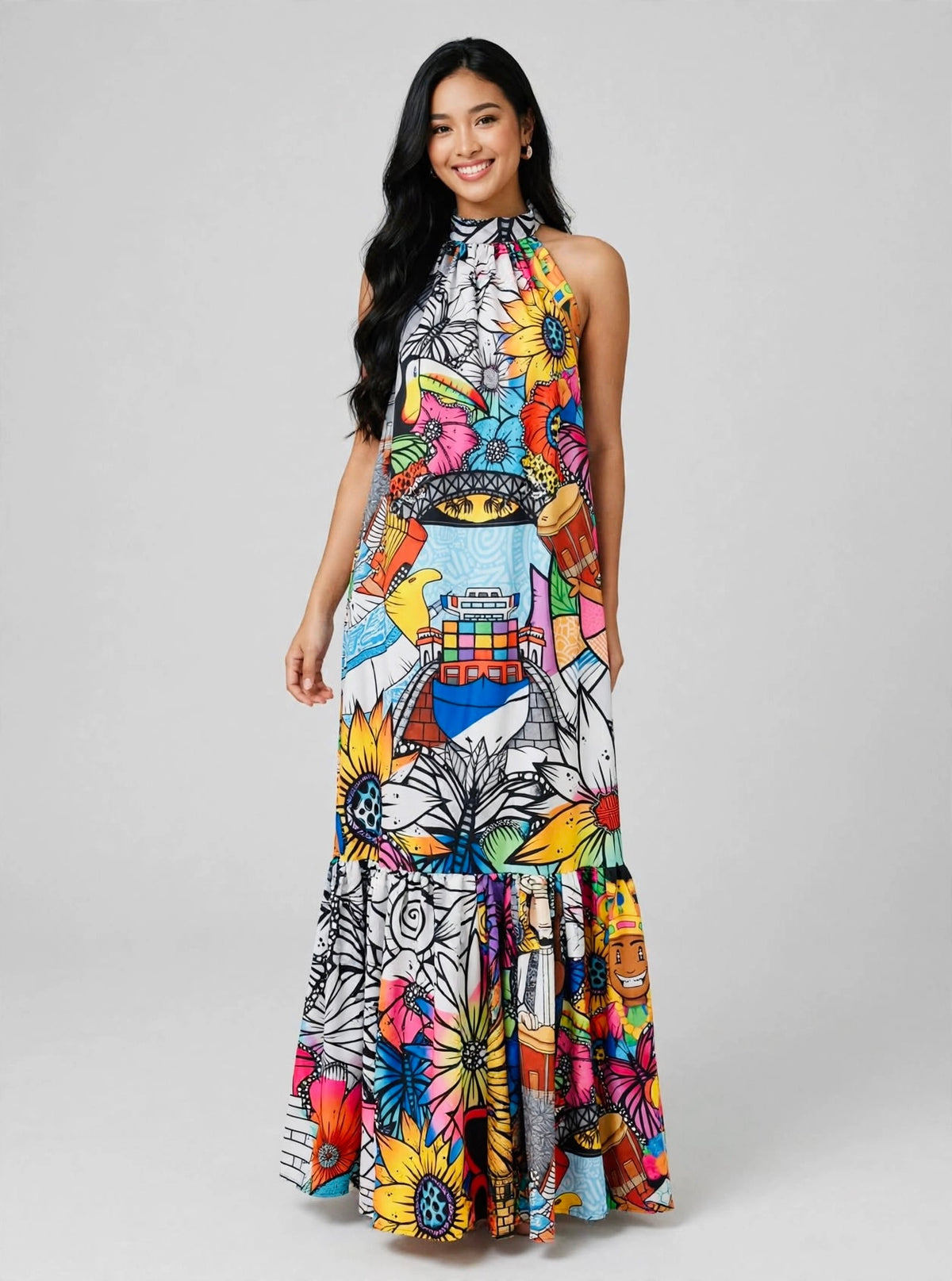 Vestido exclusivo Conexión Panamá