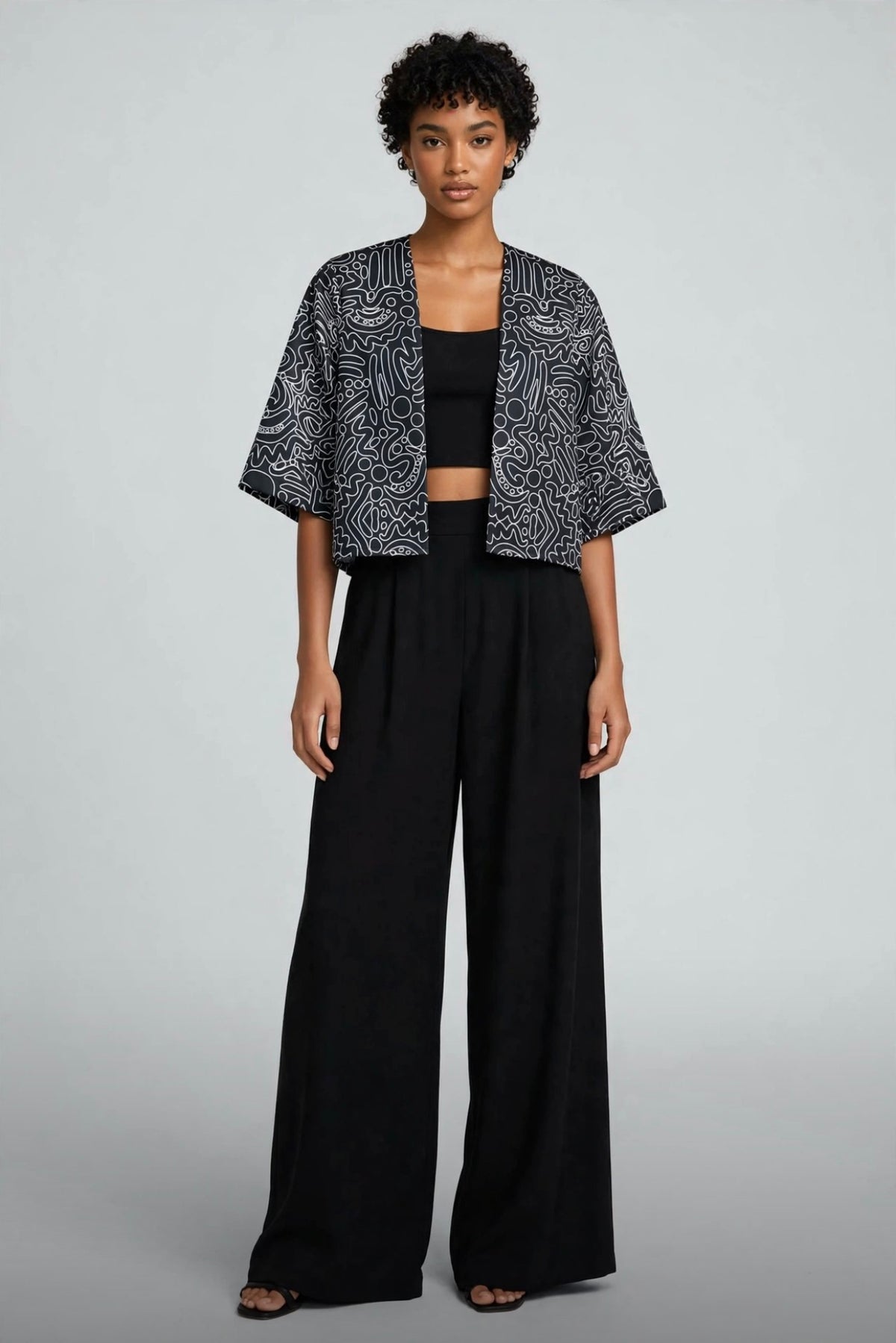 Kimono Crop Top Esencia Ancestral