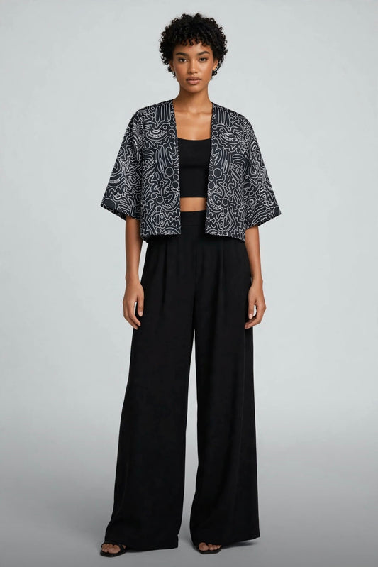 Kimono Crop Top Esencia Ancestral