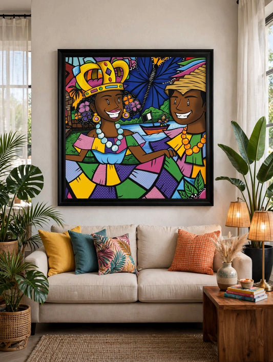 Obra de Arte impresa Esencia Colonense  28” X 28”