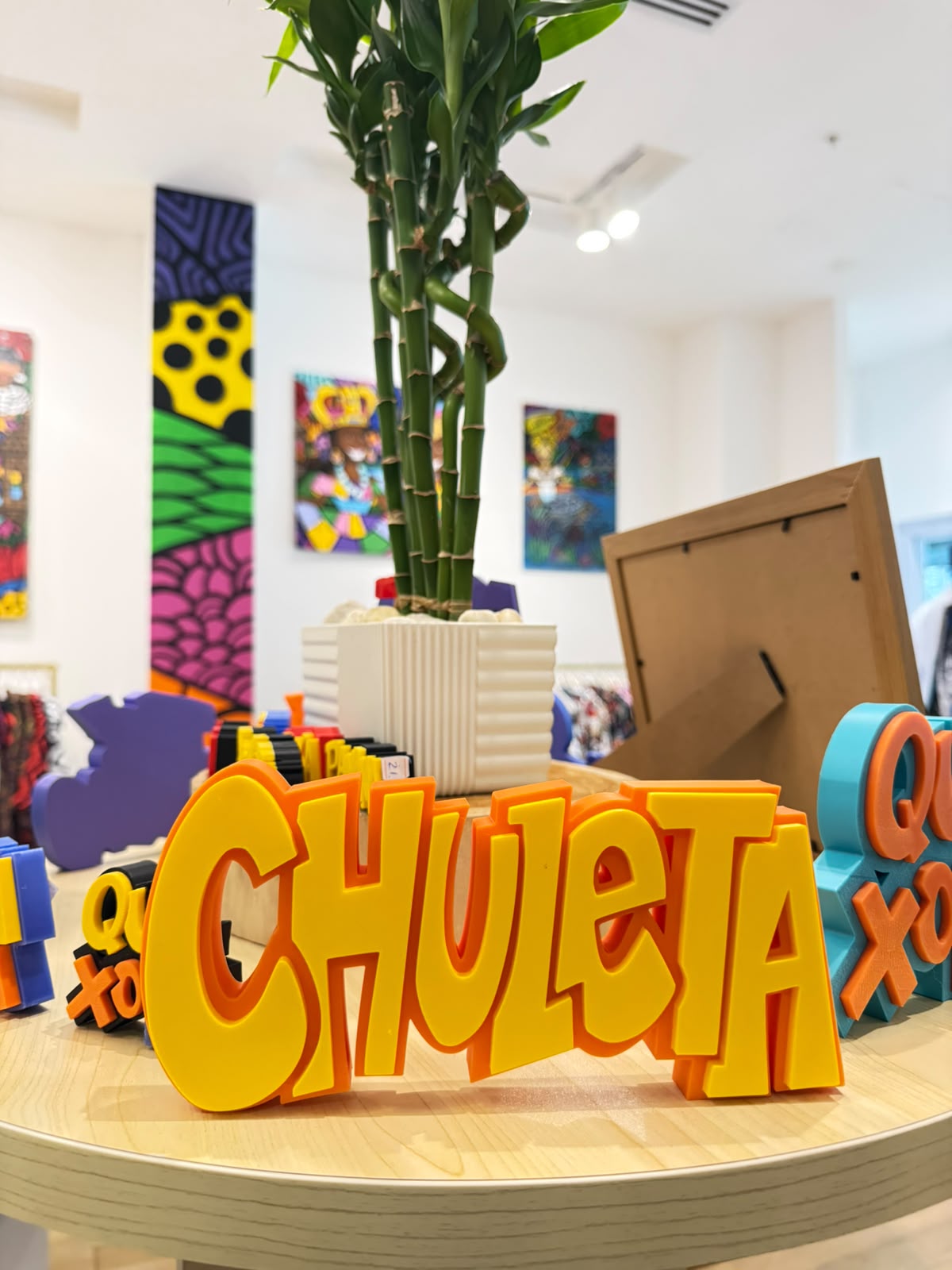 Chuleta Figura de arte 3D