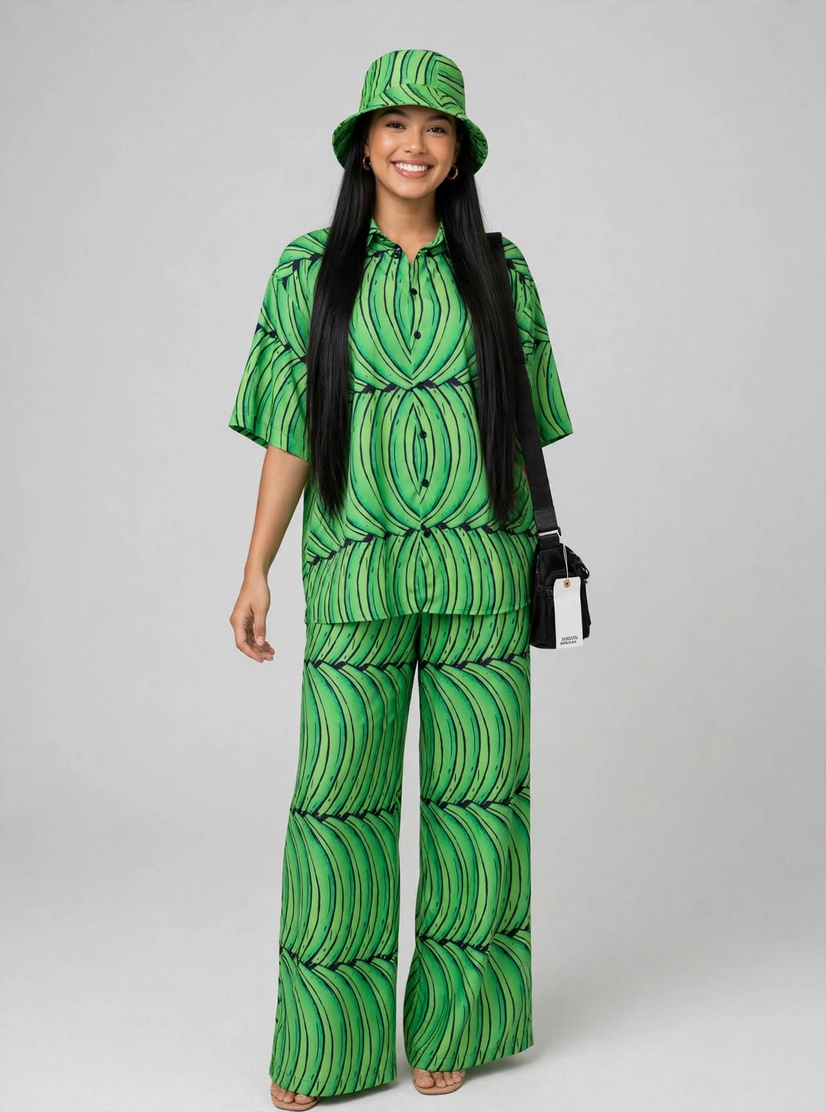 Palazo Jogger Plátano Verde