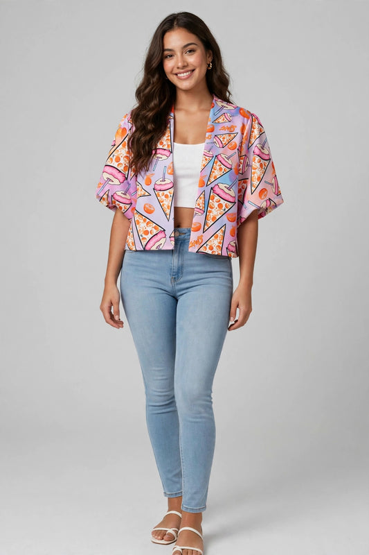 Kimono Crop Top Raspao