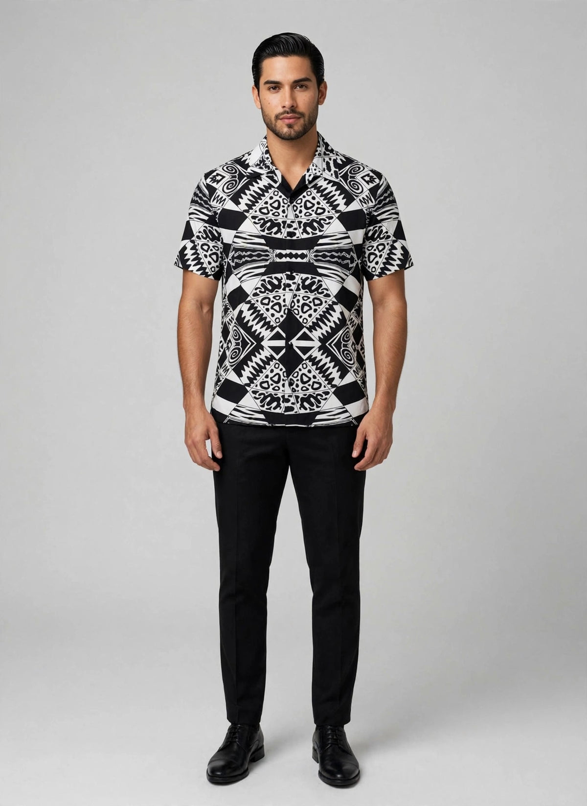 Camisa Saberes Ancestrales Blanco y Negro