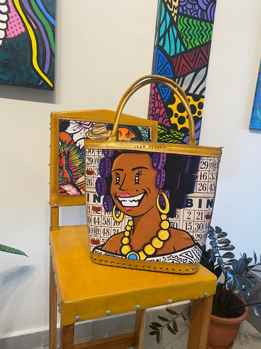 Cartera de cuero Enrollada