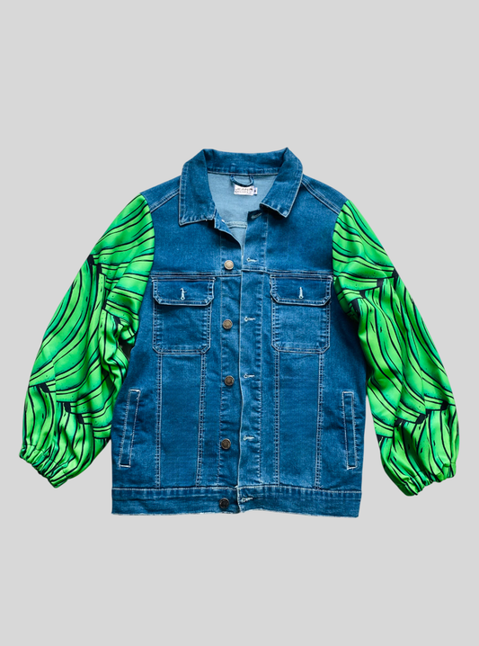 Jacket Jeans Plátano Verde
